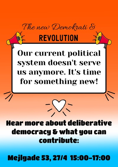 Det er tid til deliberativt demokrati! / It's time for deliberative democracy!
